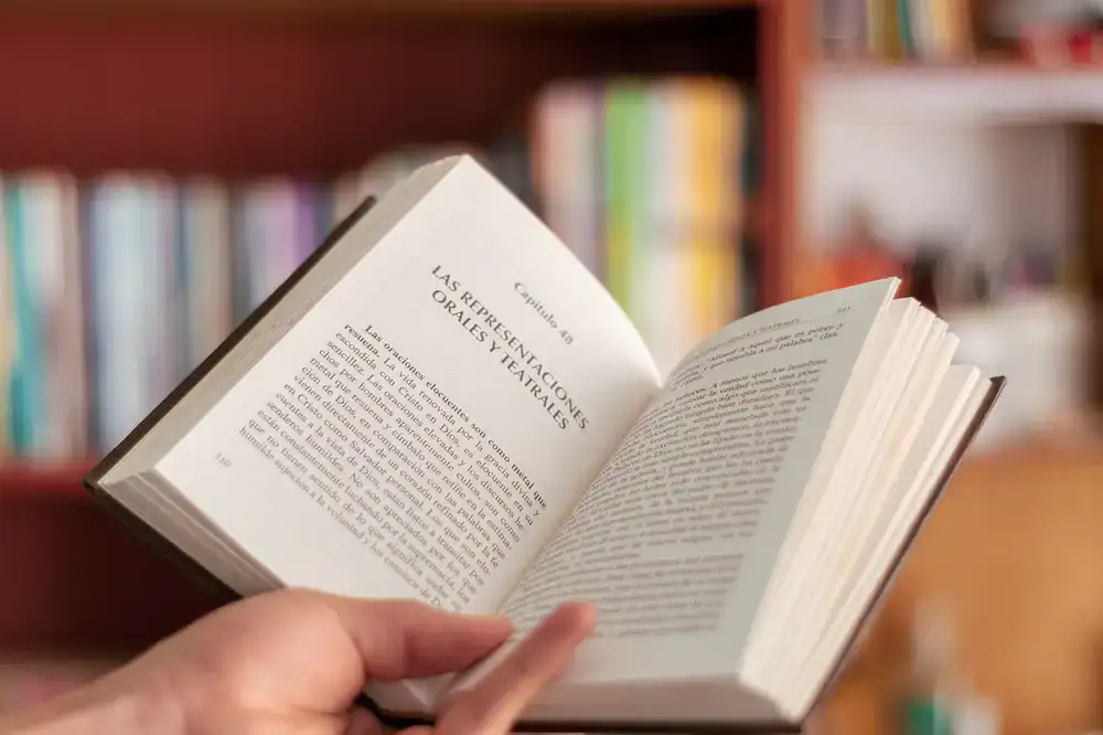 Close up of a highly recommended book
