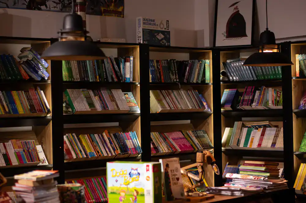 A quiet corner in the bookshop
